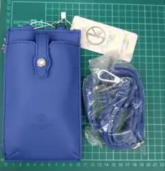 D.KELLY スマホショルダーバッグ ブルー