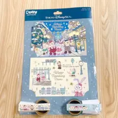 新品最終値下ディズニーシー ダッフィーポストカード マスキングテープ セット匿名