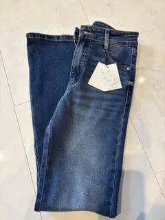 試着のみ GRL ハイウエストフレアデニムパンツ cu498