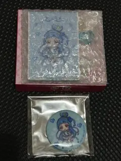 キミとアイドルプリキュア♪ ドットアート ミニミラー&缶バッジ キュアウインク