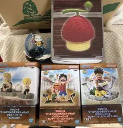 ワーコレ ログストーリーズ 未開封 ルフィ ナミ アーロン フィギュア