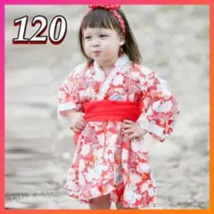 ベビー浴衣　帯セット　甚平　和装　ワンピース　七五三　キッズ 　ひな祭り　272