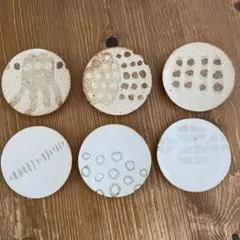 作家物　陶器皿 6枚セット