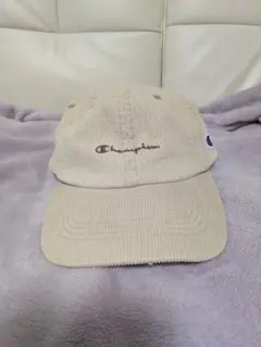 Champion コーデュロイ ベースボールキャップ ベージュ