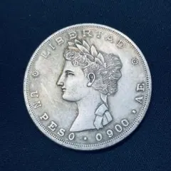 グアテマラ 1ペソ銀貨 女神坐像 1894年 - メルカリ
