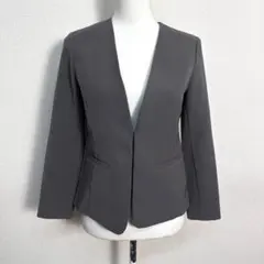 NATURAL BEAUTY BASIC　ジャケット　グレー　サイズS　B041