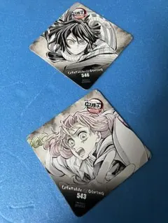 おばみつ 伊黒小芭内 甘露寺蜜璃 ダイニング フィナーレ期 コースター