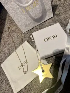 Dior ロゴ入りネックレス ギフトボックス付き
