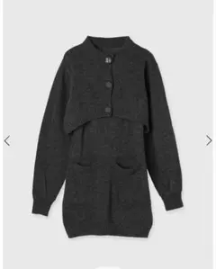 eimy istoire EIMYロゴボタンニットセットワンピース