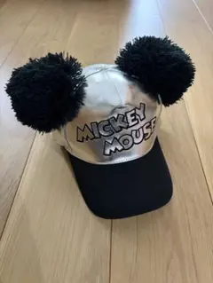 東京ディズニーリゾート公式 ミッキーマウス ポンポンキャップ 58cm シルバー