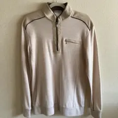 インターメッツォ　スウェット　メンズ　Lサイズ　ベージュ　日本製