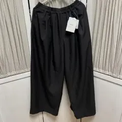 田中里奈☆mysa closet ワイドパンツ☆Ｌサイズ ☆ブラック【新品】