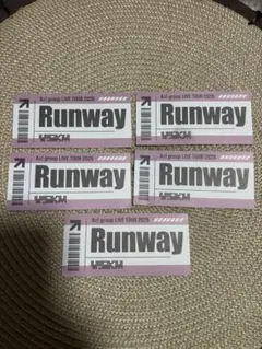 Aぇ! group Runway チケット風落下物 5枚