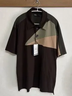 Kolor 24SS ドッキングポロシャツ ブラウン系 2のサムネイル