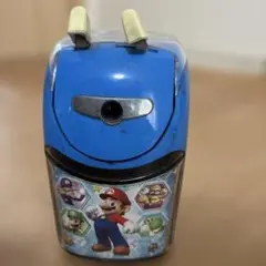 スーパーマリオ 手動鉛筆削り 青