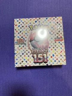 新品未開封　シュリンク付　ポケモンカード151 BOX