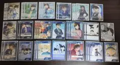 名探偵コナンカード 青 まとめ売り 42枚セット 工藤新一 毛利蘭 江戸川コナン