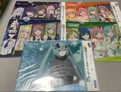 プロセカ くじ D賞 クリアファイル＆ステッカーセット 5枚まとめ売り