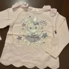 mezzo piano 110 ピンク 長袖カットソー