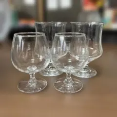ガラス製ワイングラス 2種4個セット