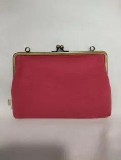 訳あり ayanokoji あやの小路 がま口ポーチ ピンク