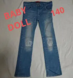 BABYDOLLヴィンテージ風デザインデニムパンツ