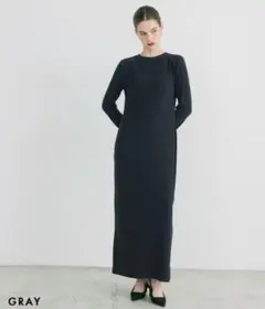 【BASEMENTonline】裏起毛マキシワンピ