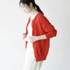 【新品タグ付】 maomade 2way UVカットクルーネックカーディガン