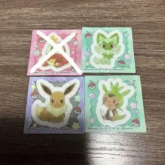 かわいい！ ポケモンスナック シール ホゲータ ニャオハ イーブイ ハリマロン
