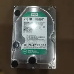 【異常】内蔵HDD 3.5インチ 2TB ウェスタンデジタル WD20EZRX