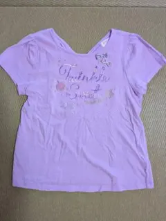 メゾピアノ 半袖Tシャツ ラベンダー