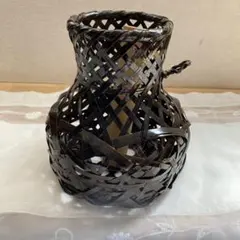 竹製品　花籠　花器　花入　花瓶　掛け置き両用　茶道具　華道具