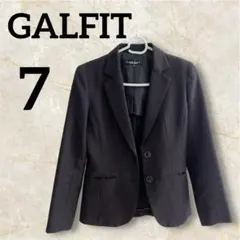 GALFIT 黒 テーラードジャケット サイズ7 黒スーツ　ジャケット　細身のサムネイル