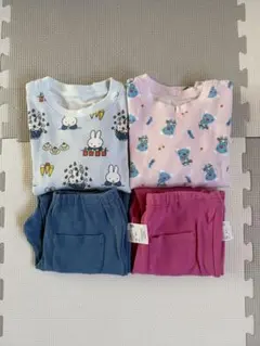 UNIQLO ユニクロ パジャマ　ミッフィー　ペネロペ　2枚組セット100㎝