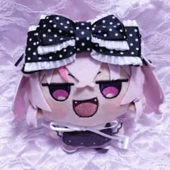 12cm　ぬい服　にじまるっと　ヘッドドレス　リボン　ブラック　1点