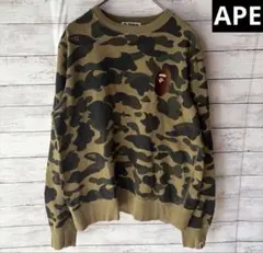 APE スウェットトレーナー カモフラのサムネイル