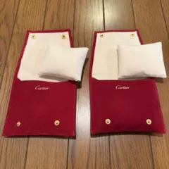 カルティエ　時計用ポーチ　2個　ジュエリーポーチ