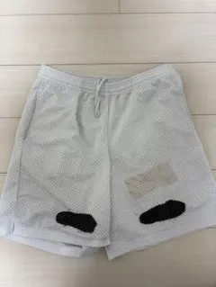【OFF-WHITE オフホワイト メッシュ ショートパンツ ホワイト】のサムネイル