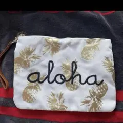 ALOHA コレクション　ポーチ　ハワイロコに大人気ALOHA