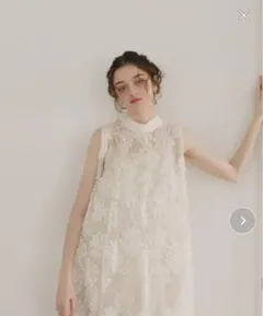 ローラアシュレイ ヴィンテージ アンサンブルワンピース 花柄 フレア A