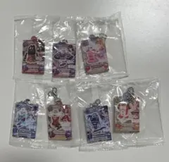 アイカツ！カードデザイン アクリルキーホルダー ガチャまとめ売り7点 新品未開封