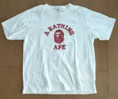 L 激レア 新品 A BATHING APE（エイプ）迷彩レッドカモ Tシャツ - メルカリ