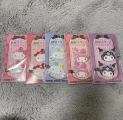 サンリオ ハローキティ シナモン クロミ マイメロディ 前髪クリップ 5個セット