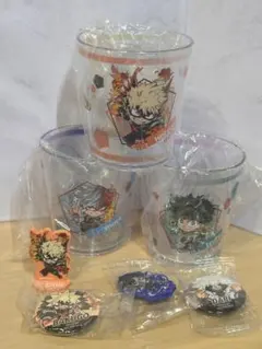 僕のヒーローアカデミア ヒロアカ くら寿司 オリジナルクリアカップ セット