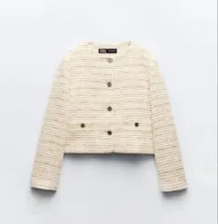 ZARA テクスチャージャケット