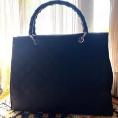 GUCCI グッチ バンブーハンドバッグGGキャンバス 0021016 - メルカリ