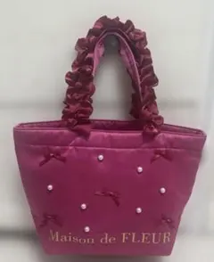 Maison de FLEUR フリルハンドルトートバッグのサムネイル