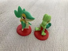 チョコエッグ　ポケットモンスター旅立ちの３匹　キモリ、ツタージャ