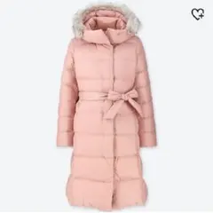 フード付き ダウンジャケット ウエストマークあり キッズ用 ユニクロ