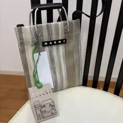 ち*♪様 MARNI MARKET ストライプ ショルダーバッグのサムネイル
